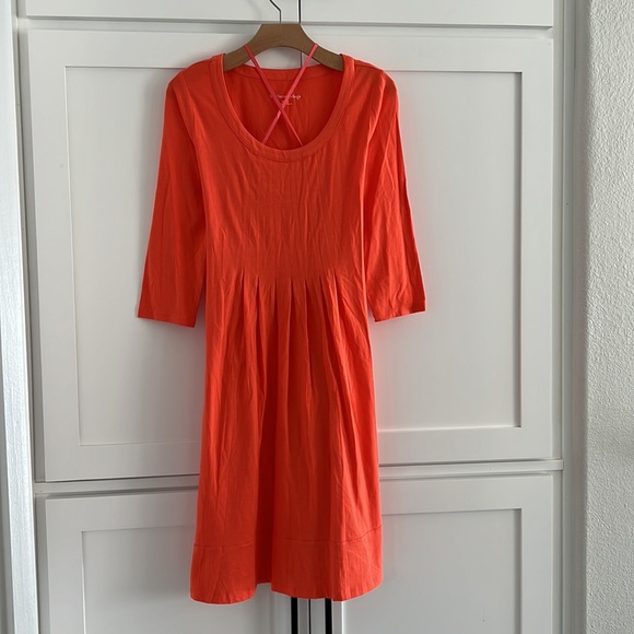 NWT Soft surroundings, hot, coral dress - Picture 3 of 9